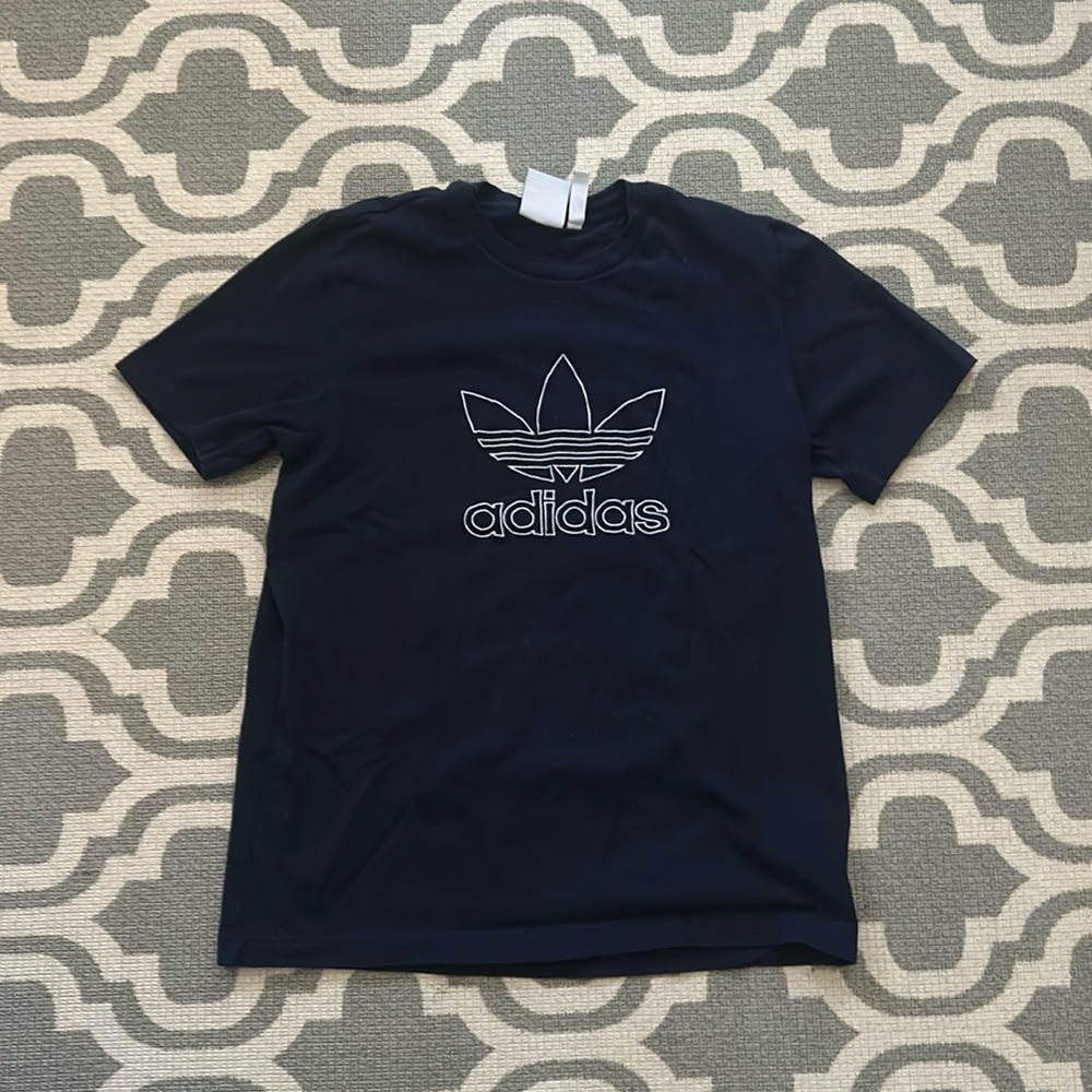 Navy Blue Adidas Original Short Sleeve Tee Shirt
